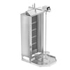 Gyros and kebab grill – gas – max. 80 kg – 16.25 kW – with 5 burners and motor at the top – with 2 shields and 2 hinged doors, image 6 of 11