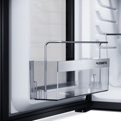 DOMETIC | Chłodziarka minibarowa HIPRO EVOLUTION N30G – 384 mm – 30 L – z 1 drzwiami szklanymi – z zawiasami drzwi po lewej stronie