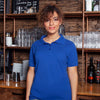 KARLOWSKY | Koszulka polo robocza damska Basic – niebieska – rozmiar: XS