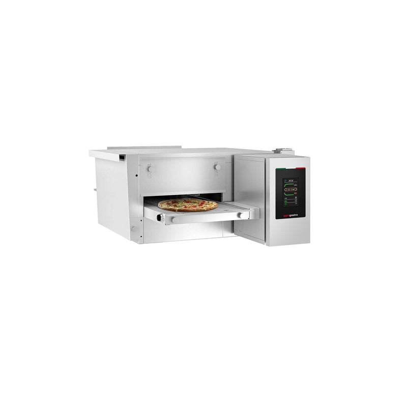 Elektryczny piec tunelowy do pizzy – 980 x 1300 mm – ekran dotykowy – szerokość taśmy: 400 mm