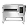 Piec przelotowy – elektryczny – 1650 x 2180 mm – szerokość taśmy: 800 mm – do 350 °C – dotykowy – z podstawą – do pizzy