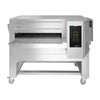Gazowy piec przelotowy do pizzy - 1260x1750mm - cyfrowy - szerokość taśmy: 500mm - włącznie z ramą podstawy