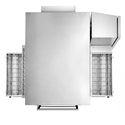 Elektryczny piec przelotowy do pizzy - 1,21 x 1,72 m - w tym podstawa