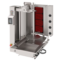 Elektryczny robot do kebaba - 4 palniki - maks. 95 kg