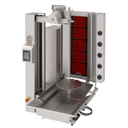 Elektryczny robot do kebaba - 5 palników - maks. 120 kg