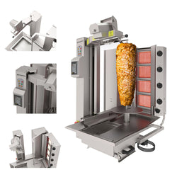 Gazowy robot do kebaba - 4 palnikowa - maks. 95 kg