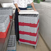 CAMBRO | Pokrywa do kosza CAMRACK® – polipropylen – 500 x 500 mm – wysokość: 240 mm – szara, zdjęcie 5 z 13