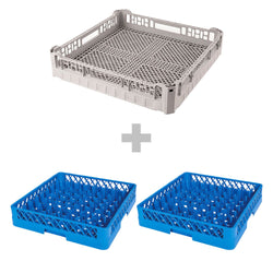 Dwuścienna zmywarka kapturowa - cyfrowa - 7,1 kW - z odkamieniaczem - włącznie z pompą detergentu & nabłyszczacza