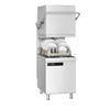 Double-Skinned Pass Through Dishwasher - Digital Controls - 7.1kW - with Detergent & Rinse Aid Dosing Pumps, Drain Pump