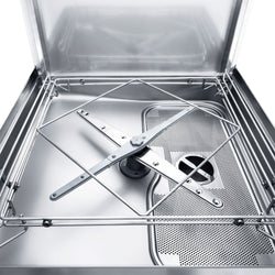 Double-Skinned Pass Through Dishwasher - Digital Controls - 7.1kW - with Detergent & Rinse Aid Dosing Pumps, Drain Pump