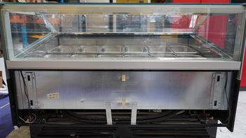 Lada na lody ADAM - 1700 mm - konwekcyjna - na 18 pojemników 5 L lub 12 pojemników 7 L - czarna - Prime Gastro