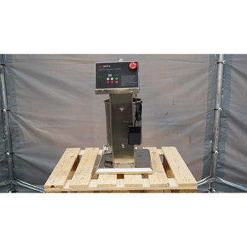 Elektryczna maszynka do nadziewania kiełbasek i churros – 10 litrów – 90 W – stal nierdzewna – w zestawie 4 nasadki do nadziewania kiełbasek i 3 nasadki do churros