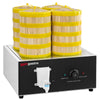 Parownik Dim Sum - 2,5kW - Manualny - w zestawie: 16 koszy bambusowe i 4 pokrywy