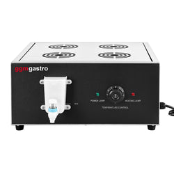(2 szt.) - Parownik Dim Sum - 2,5kW - Manualny - w zestawie: 32 kosze bambusowe i 8 pokrywy