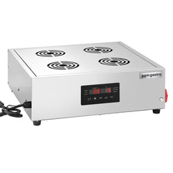 (2 szt.) - Parownik Dim Sum - 2,5kW - Cyfrowy - w zestawie: 32 kosze bambusowe i 8 pokrywy