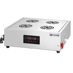 Piekarnik parowy - 2,5 kW - cyfrowy - w zestawie 16 koszyków bambusowych i 4 pokrywki