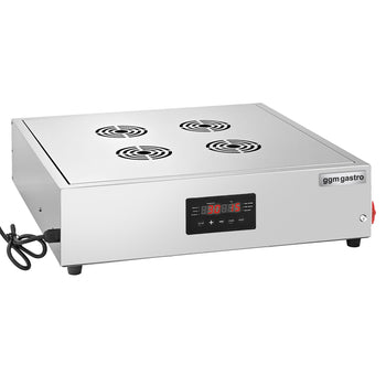 Piekarnik parowy - 2,5 kW - cyfrowy - w zestawie z nadstawką do gotowania na parze z 5 szufladami - Prime Gastro