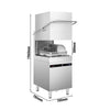 Commercial Pass Through Dishwasher - Touchscreen Controls - 9.66kW - with Detergent & Rinse Aid Dosing Pumps, Drain Pump