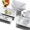 (24 szt.) Miska deserowa i sałatkowa MAYA – porcelana – 215 x 215 mm – biała