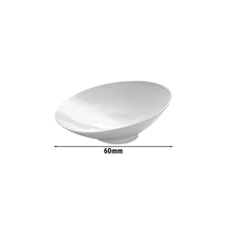 (24 sztuki) PERA biała - Miska na deser/sałatkę - Ø 6 cm