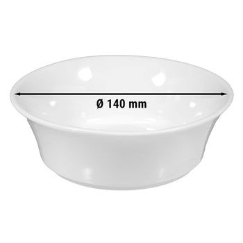 (4 szt.) SELTMANN WEIDEN | Miska deserowa – Ø 140 mm – biała