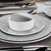 (24 szt.) Miska deserowa i sałatkowa SEA WAVE – porcelana – Ø 120 mm – biała