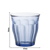 (12 szt.) Duralex | Szklanka uniwersalna PICARDIE – 250 ml – niebieska przezroczysta