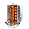 Grill do gyrosa i kebaba – gazowy – maks. 90 kg – 20 kW – z 10 palnikami i silnikiem u dołu – ze szkłem ROBAX®