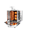 Grill do gyrosa i kebaba – gazowy – maks. 60 kg – 12 kW – z 6 palnikami i silnikiem u dołu – ze szkłem ROBAX®