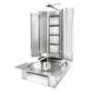 Gas gyros/kebab grill - 4 burners - max. 60 kg - including 2 protective plates and 2 hinged doors
