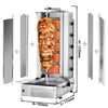 Gas Doner Kebab Grill (Shawarma/Gyros) - 5 Burner - up to 80kg - 16.25kW - incl. 2 splash guards & 2 double doors
