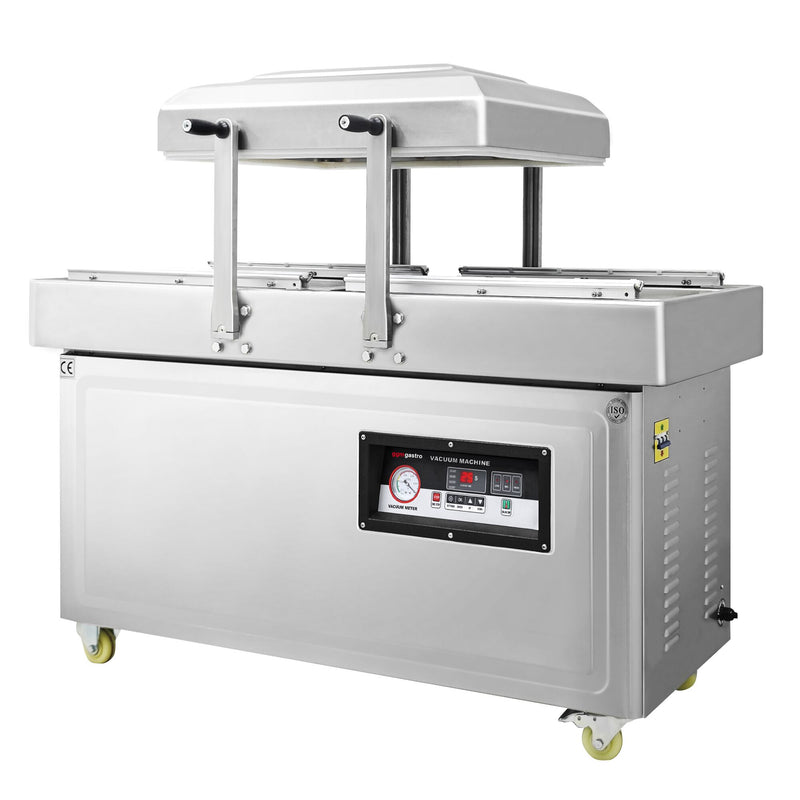 Podwójna komora do pakowania próżniowego – 2 x 20 m³/h – 2 x 750 W