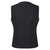 (6 szt.) KARLOWSKY | Kamizelka damska Basic – czarna – rozmiar: XL
