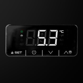 Stół chłodniczy barowy do napojów Premium PLUS- 1989 x 528 mm - 410 litrów - z 3 szklanymi drzwiami - Prime Gastro