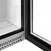 Commercial Upright Storage Fridge Stainless Steel ECO - 400L - with 1 Glass Door