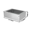 Integrated Drop-in Ice Well - 1000mm - 3x GN 1/1 - 130L