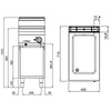 Bemar – elektryczny – 1x GN 1/1 – 1,2 kW