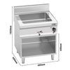 Bemar – elektryczny – 6x GN 1/4 – 1,2 kW – z podstawą