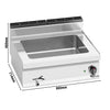 Countertop Bain Marie - 2x GN 1/1 - 2,4 kW - with Drain Tap