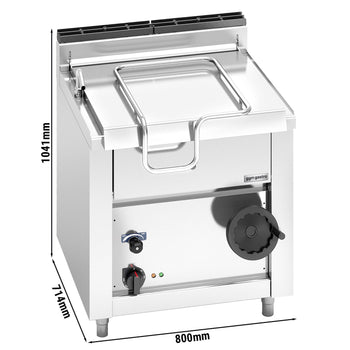 Elektryczna patelnia przechylna do smażenia - 60 litrów - 9 kW - Prime Gastro