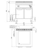 Electric Bain Marie - 2x GN 1/1 + 1/3 - 3,2 kW - with Drain Tap