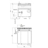 Electric Bratt Pan - 80L - 9.6kW - with Water Fill Tap