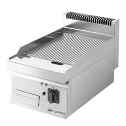 Elektryczna płyta grillowa - 4,5 kW - Ryflowana