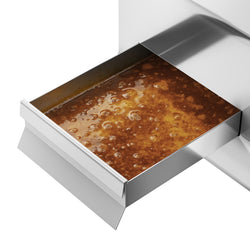 Elektryczna płyta do grillowania - z powłoką z twardego chromu - 4,5 kW - gładka