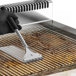 Elektryczna płyta grillowa - 9 kW - Gładka i Ryflowana