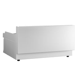 Płyta grillowa elektryczna - chromowana - 8kW - Gładka - Powierzchnia: 795x535mm - nastawna