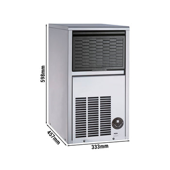 Kostkarka do lodu - cylinder - 20 kg/24 godz. - Prime Gastro