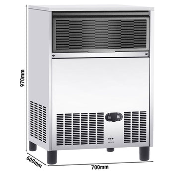 Kostkarka do lodu - cylinder - 93 kg/24 godz. - Prime Gastro