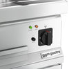 Griddle plate – electric – ribbed – 4.05 kW – with base with 1 door – MARIO series, image 8 of 12