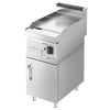 Commercial Electric Griddle - 4.5kW - Smooth Plate - Cooking area: 395x500mm - with Cabinet Base - 1 Door